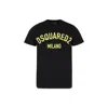 Dsquared2 Logo-print Cotton T-shirt In Black