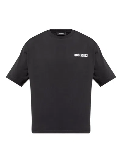Dsquared2 Black T-shirt With Print