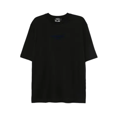 DSQUARED2 DSQUARED2 BLACK T-SHIRTS & VESTS - T-SHIRTS MEN