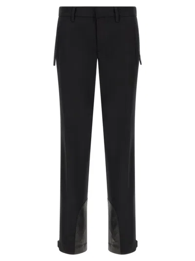 Dsquared2 Black Tapered Mid Rise Jeans