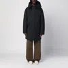 Dsquared2 Black Techno Padded Parka In Black
