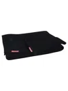 Dsquared2 Black Textured Scarf Set In Black