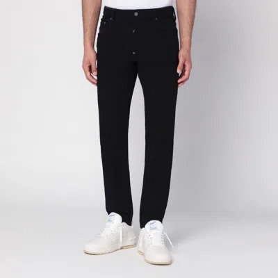 Dsquared2 Black Tidy Biker Jeans Men In Blue