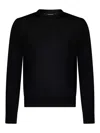Dsquared2 Crewneck Pullover Jumper In Black