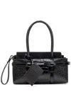 Dsquared2 Black Twin Medium Shoulder Bag In Black