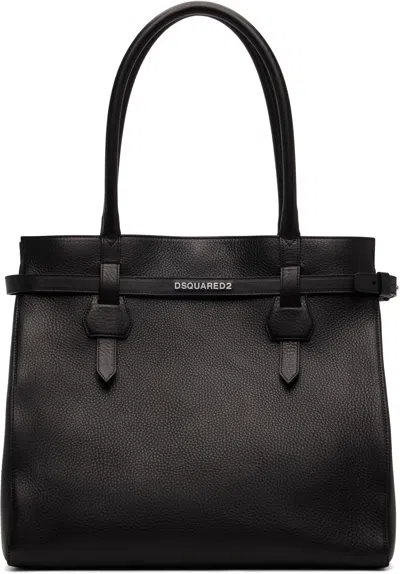 Dsquared2 Black Twin Shopping Tote