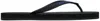 Dsquared2 Black Urban Flip Flops In Black+electric Blue