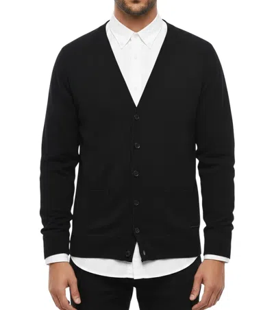 Dsquared2 Black V Neck Cardigan