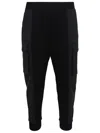 DSQUARED2 DSQUARED2 BLACK VIRGIN WOOL BLEND TROUSERS MAN