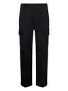 Dsquared2 Black Virgin Wool Elastane Pants In Black
