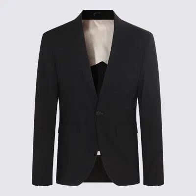 Dsquared2 Black Virgin Wool Tokyo Suit
