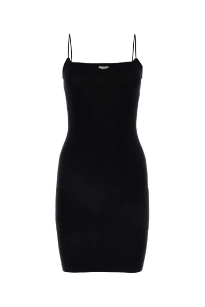 Dsquared2 Black Viscose Blend Mini Dress