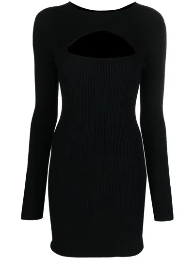 Dsquared2 Black Viscose Dress