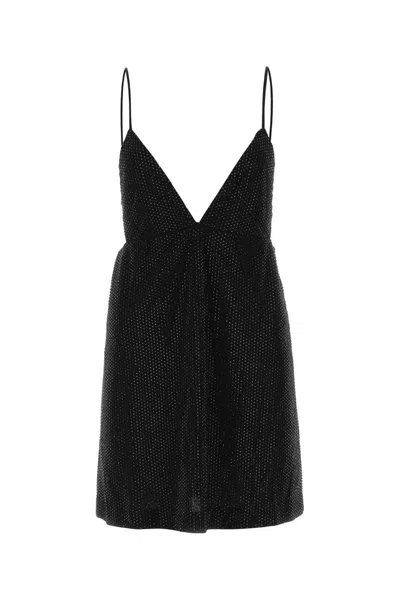 Dsquared2 Crystal-embellished Mini Dress In Black