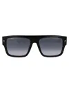 Dsquared2 Black White Acetate Sunglasses In Black