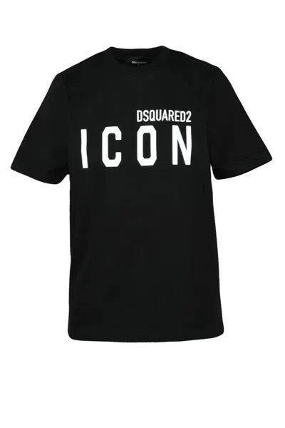 Dsquared2 Black Women Cotton T-shirt