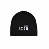 Dsquared2 Icon Beanie In Black