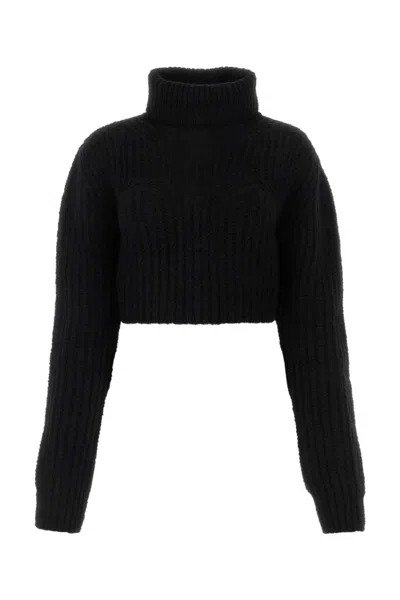 DSQUARED2 WOMEN BLACK WOOL BLEND SWEATER
