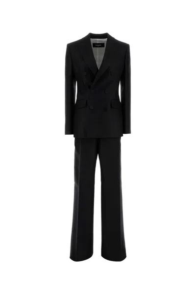 DSQUARED2 DSQUARED2 BLACK WOOL BLEND TAILLEUR