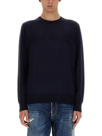 DSQUARED2 DSQUARED2 BLACK WOOL JERSEY