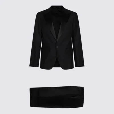 DSQUARED2 DSQUARED2 BLACK WOOL SUITS