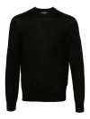 Dsquared2 Lightweight Blue Knit Sweatshirt With Crew Neckline And Logo Detail