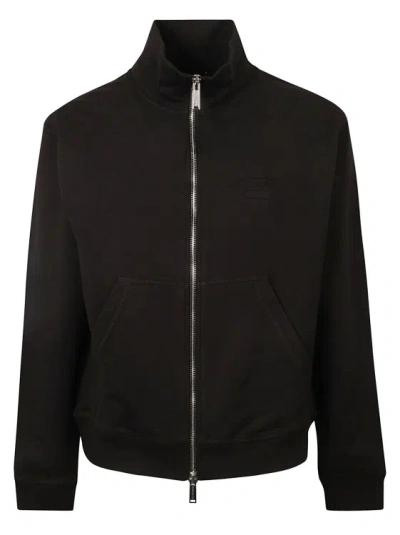 Dsquared2 Black Zip Puller Sweaters