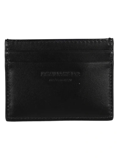 Dsquared2 Black/white Calf Leather Wallet