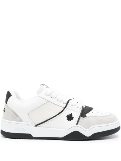 DSQUARED2 BLACKWHITE SPIKER SNEAKERS
