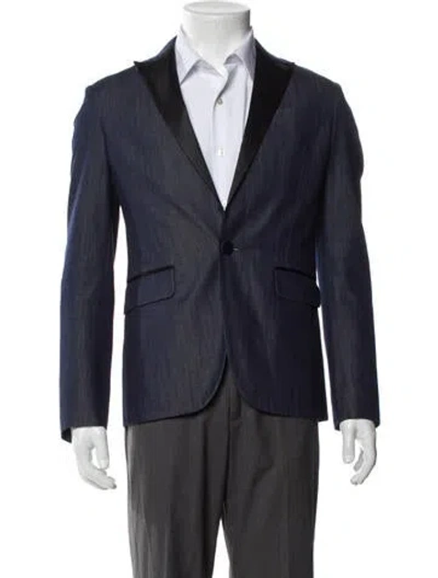 Pre-owned Dsquared2 Blazer In Blue