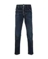Dsquared2 Bleach-effect Skinny Denim Jeans In Blue