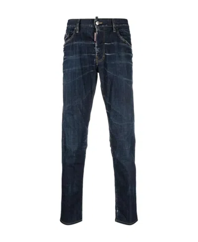 DSQUARED2 DSQUARED2 LOGO PATCH SKATER JEANS