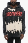 Dsquared2 Reverse Logo-print Bleached Hoodie
