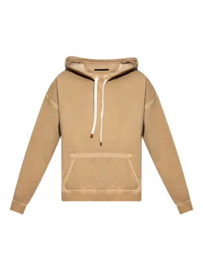 DSQUARED2 BLEACHED-EFFECT HOODIE