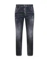Dsquared2 Black Cotton Jeans In Black
