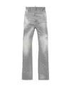 Dsquared2 Bleached-effect Straight-leg Jeans In Gray