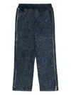 Dsquared2 Bleached-effect Trousers In Blue