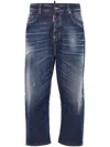 DSQUARED2 DSQUARED2 BLEACHED-WASH CROPPED JEANS