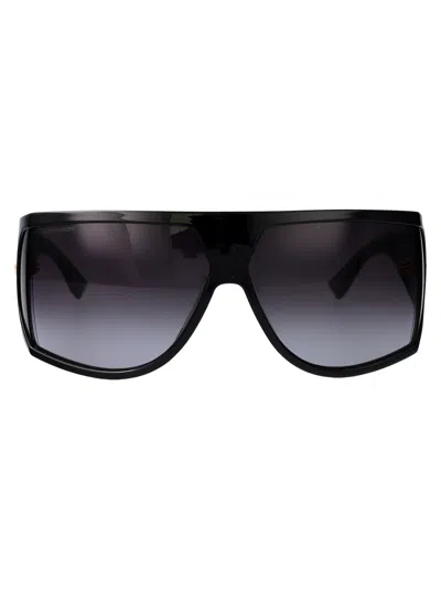 Dsquared2 Blk Gold B Polyamide Injected Sunglasses In Black