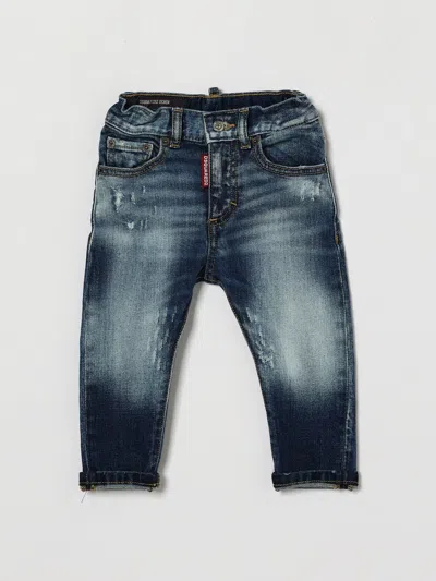 Dsquared2 Babies'  Pants Kids Color Denim In Blue