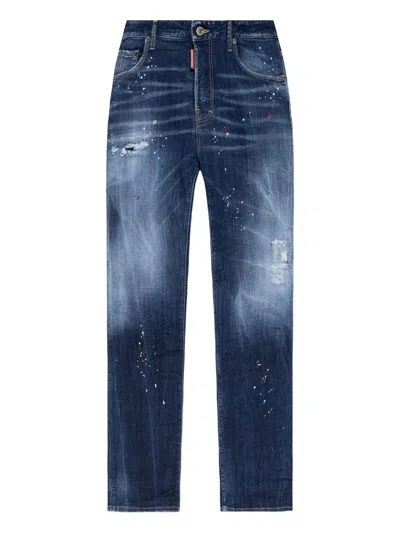 Dsquared2 Blue 642 Cotton Jeans