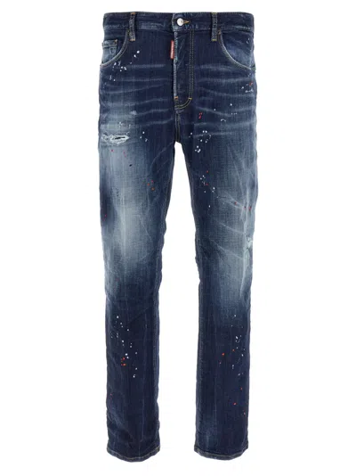DSQUARED2 MEN BLUE 642 JEANS, 38 LUXURY JEANS FOR MEN DARVEYS