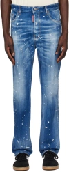 Dsquared2 Blue 642 Jeans In 470 Navy Blue
