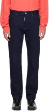 Dsquared2 Belt-loop Jeans In Blue