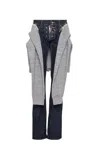 Dsquared2 Blue Bootcut Mid Rise Jeans In Multi