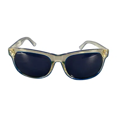 Pre-owned Dsquared2 Blue Clear Sunglasses & Eyewear