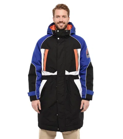 Dsquared2 Arcticaten Colour-block Parka In Black