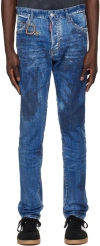 Dsquared2 Blue Cool Guy Jeans In 470 Navy Blue