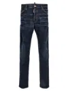 Dsquared2 Bleach-effect Skinny Denim Jeans In Blue