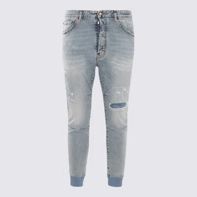 Dsquared2 Blue Cotton Denim Jacket
